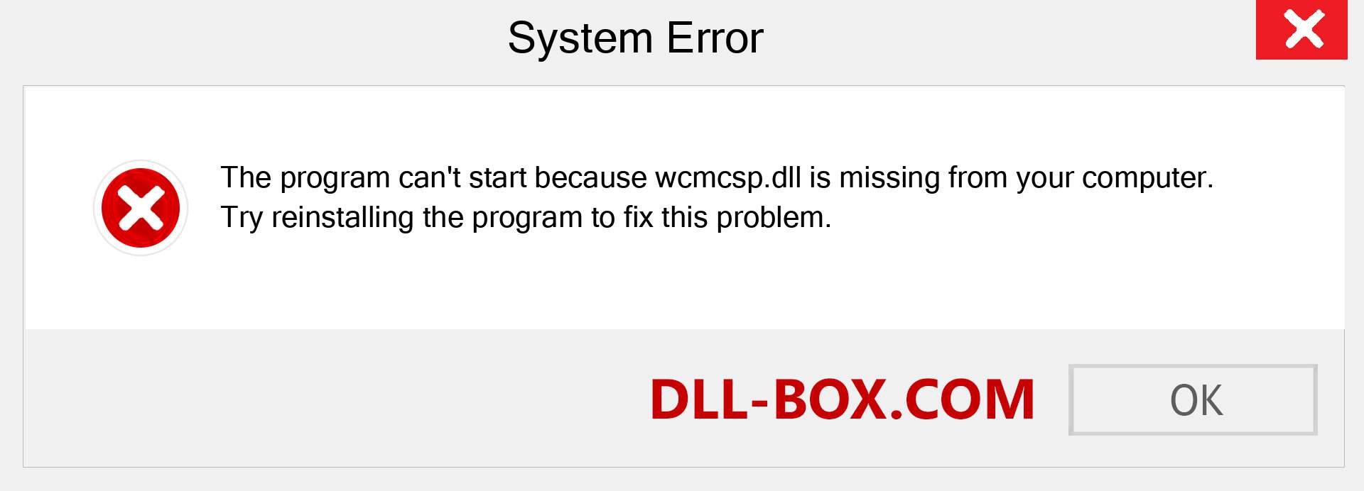  wcmcsp.dll file is missing?. Download for Windows 7, 8, 10 - Fix  wcmcsp dll Missing Error on Windows, photos, images